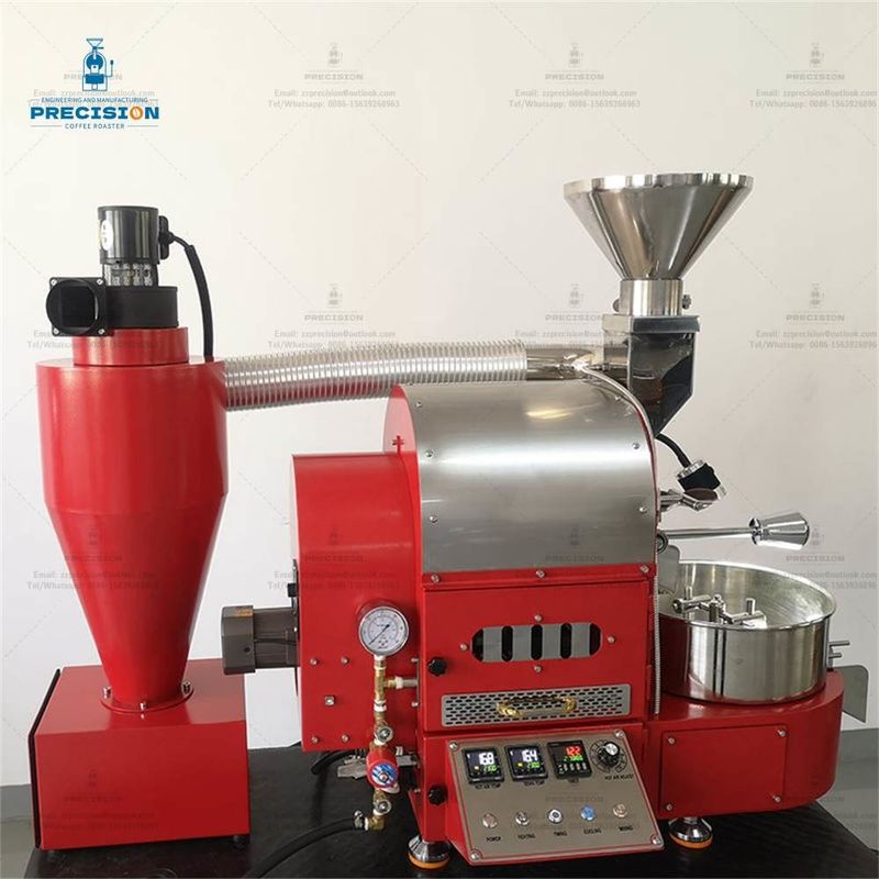 Ticari sıvı yatak kahve kızartma makinesi Kafe için özel renk