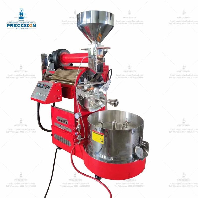 Çok fonksiyonel kahve kızartma makinesi 12kg 15kg Hava Kakao Fasulyesi kızartma makinesi Büyük ölçekli ticari kızartma makinesi