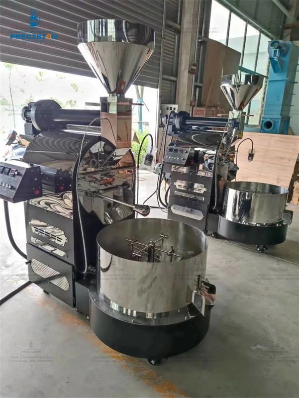 Tedarikçi Tesis Endüstriyel Elektrik 12kg 15kg 20kg 30kg 60kg 120kg Kahve Fasulyesi Kavurma Makinesini