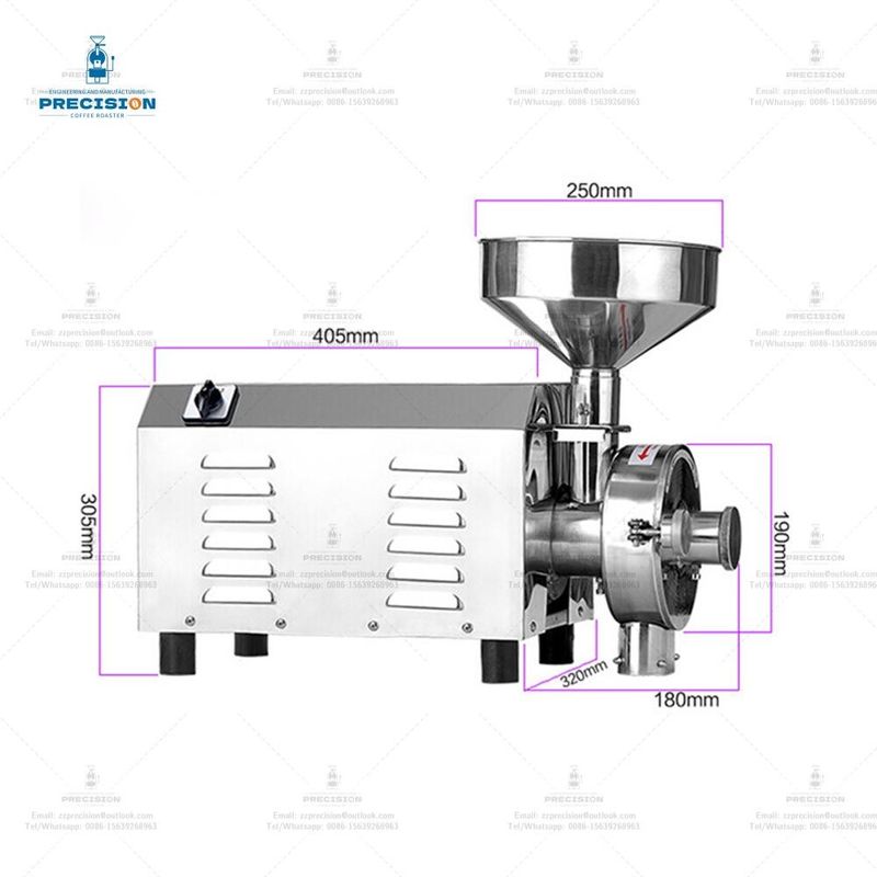 Elektrikli Kahve Kızartıcı ve Mühürleyici 30-50kg/saat Ev için Fındık Kızartıcı Makinesi