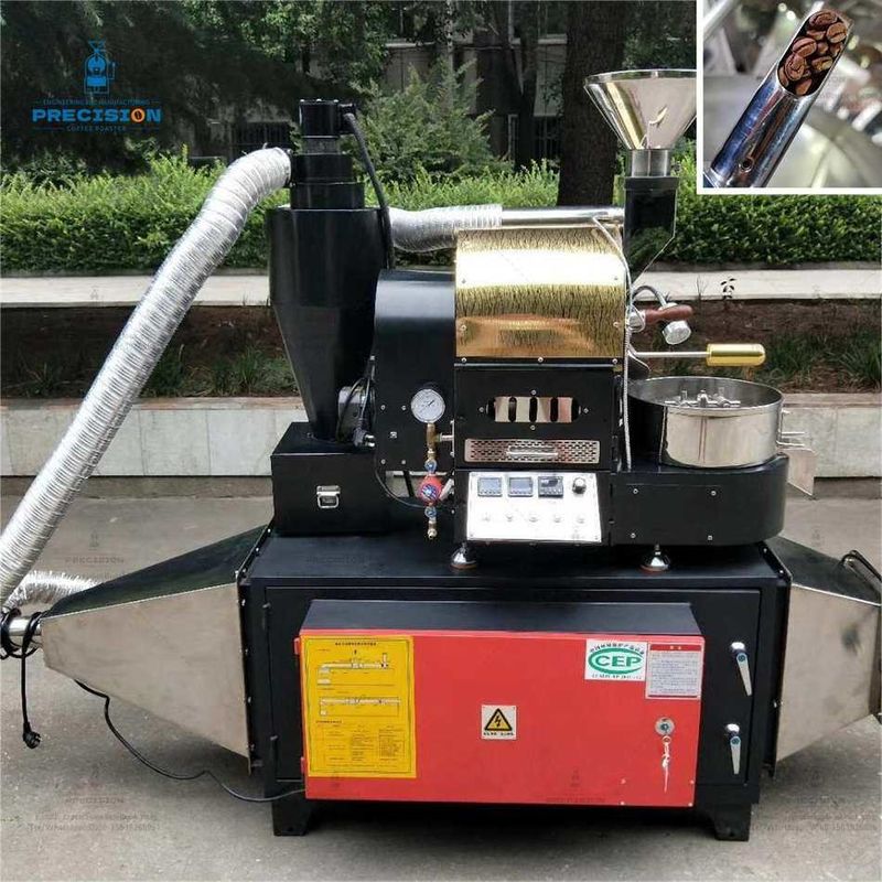 Gaz Kızartıcı 200-2500g/ seri 1-2 dakikalık soğutma süresi ile kahve fasulyesi kızartıcı