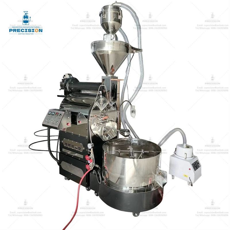 Elektrikli Gaz El İşletmeci Endüstriyel Ev 6Kg 5Kg 3Kg 2Kg Küçük Örnek Kabartma Makinesi Fasulye Kahve Kabartma Makinesi