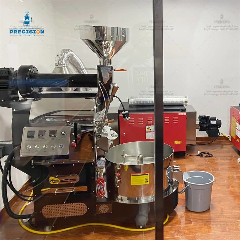 5Kg 12Kg 15Kg Gaz Elektrik Sanatçı Kahve Fasulyesi tost makinesi 0-300C ayarlanabilir sıcaklık