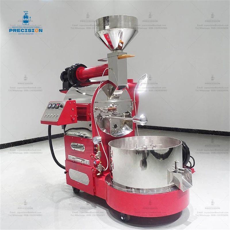 Elektrikli Gaz El İşletmeci Endüstriyel Ev 6Kg 5Kg 3Kg 2Kg Küçük Örnek Kabartma Makinesi Fasulye Kahve Kabartma Makinesi