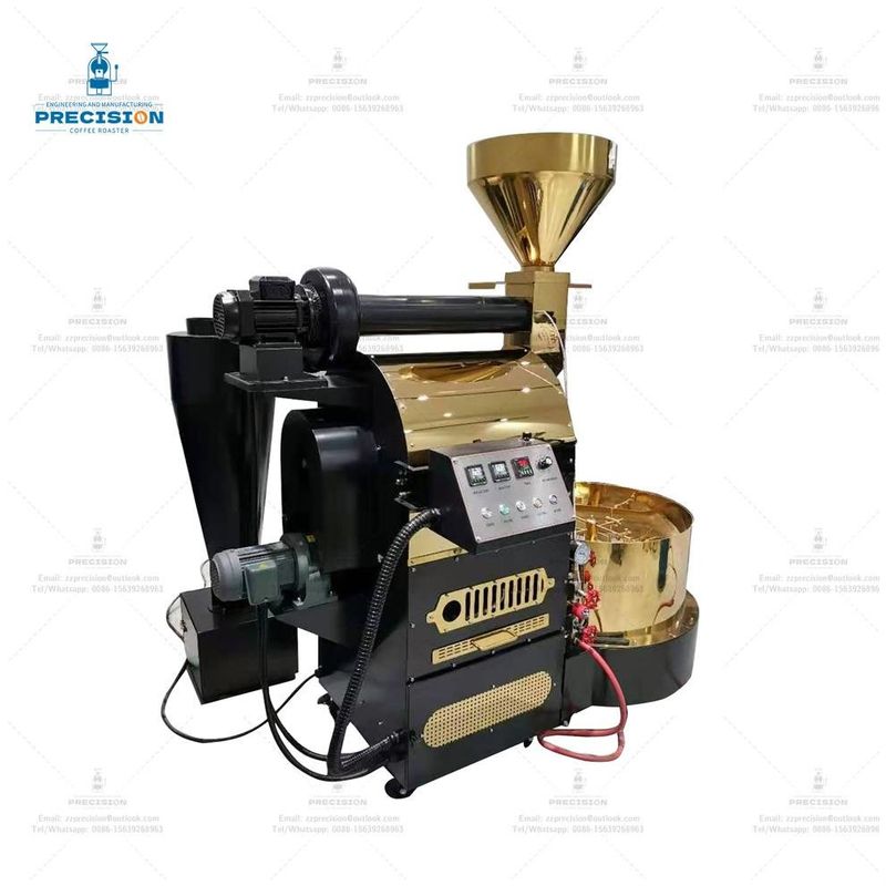 Multi Burner Elektrik Gaz 2Kg 3Kg 6Kg 12Kg Kahve Fasulyesi Kızartıcı Giesen Ev ve Kızartma için Ticari Kahve Kızartma Makinesi