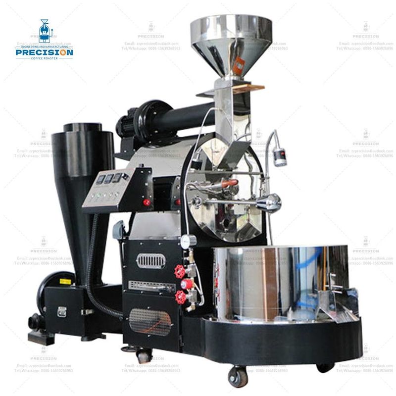 Ticari Ev 2kg 3kg 6kg Elektrikli Makine Kahve Kızartma Makinesini Kafe Gaz Kahve Kızartma Makinesini