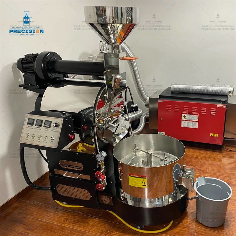 Ticari Endüstriyel Otomatik 20Kg 30Kg 60Kg Çoklu Yakıcı Kızılötesi Gaz Elektrik Kafe Fındık Kahve Fasulyesi Kızartma Makinesi