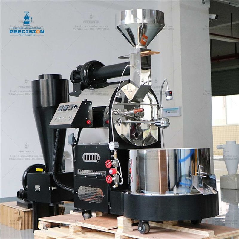 Ticari 5kg 10kg 15kg Elektrikli Makine Kahve Kızartma Makinesini Kafe Gaz Kahve Kızartma Makinesini