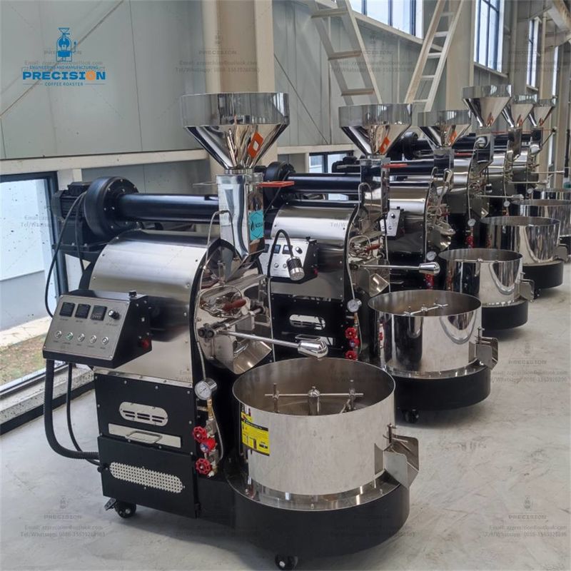 Ticari Ev 2kg 3kg 6kg Elektrikli Makine Kahve Kızartma Makinesini Kafe Gaz Kahve Kızartma Makinesini